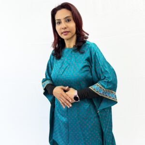 Teal Shirt Dress