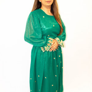 Green and Gold Dress
