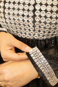 Shimmery Black Dress